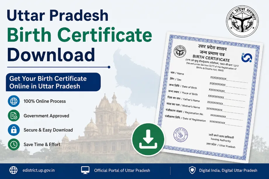 Uttar Pradesh Birth Certificate Download