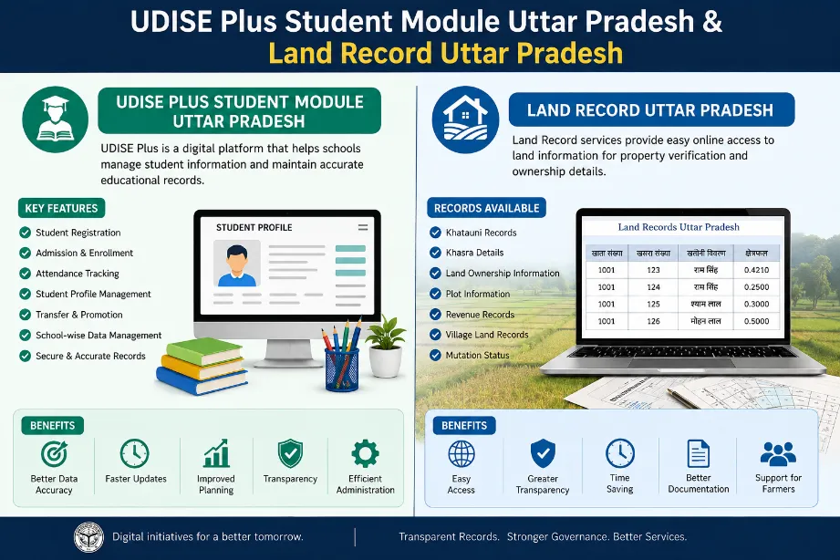 UDISE Plus Student Module Uttar Pradeshland Record Uttar Pradesh